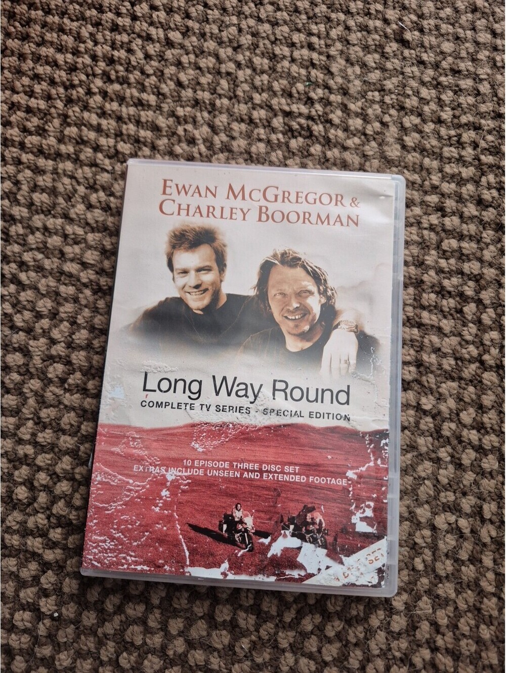 long way round complete tv series 3-disc dvd set ewan mcgregor charley boorman